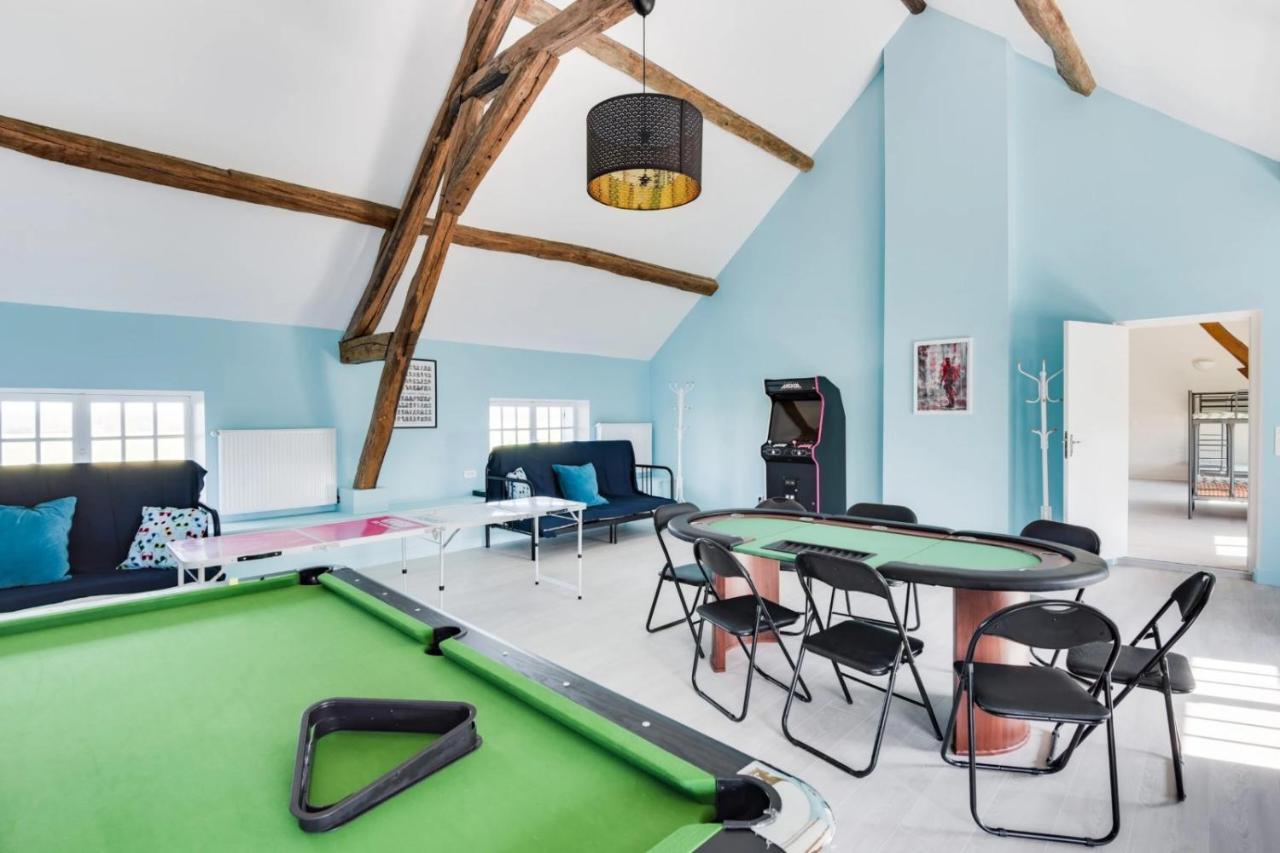 Crazy Villa Etisseaux 45 - Heated Pool - Volley Court - 1H30 Paris - 45P Saint-Maurice-sur-Aveyron Exteriör bild